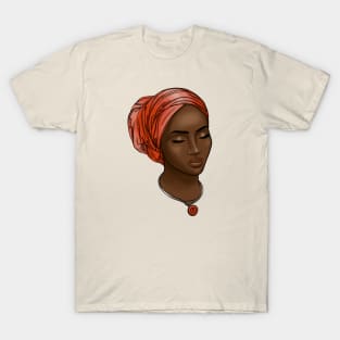 Beautiful african girl T-Shirt